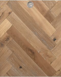 PROVENZA, SIENNA SAND HER1001, HERRINGBONE RESERVE, 3.5 INCH WIDE, OAK, SMOKED SURFACE, HERRINGBONE HARDWOOD FLOORING