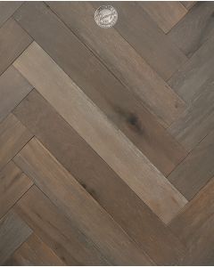 PROVENZA, STONE GREY HER1002, HERRINGBONE RESERVE, 3.5 INCH WIDE, OAK, SMOKED SURFACE, HERRINGBONE HARDWOOD FLOORING