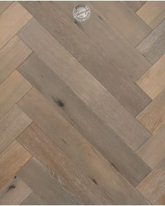 PROVENZA, DOVETAIL HER1003, HERRINGBONE RESERVE, 3.5 INCH WIDE, OAK, SMOKED SURFACE, HERRINGBONE HARDWOOD FLOORING