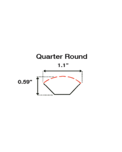 QUARTER ROUND, AUQAPROOF, HF DESIGN FLOORING