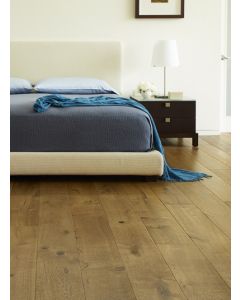 MEDITERRANEAN COLLECTION, TYRRHENIAN MCTY531 , CALIFORNIA CLASSICS, 8 INCH WIDE AGED WIRE BRUSHED FRENCH OAK