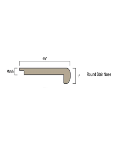 STAIR NOSE, VELLICHOR VINYL FLOORS MOLDING