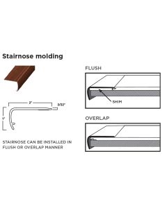 STAIR NOSING INHAUS LAMDURA, CERAMIIN, ALL COLORS