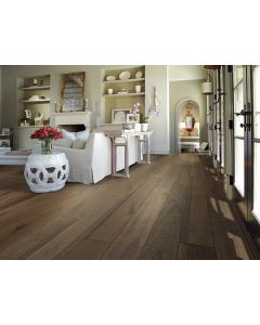 SHAW FLOORS | CASTLEWOOD DRAWBRIDGE OAK  00514 | 7.5 INCHES WIDE | WIRE BRUSH DURASHIELD HARDWOOD FLOORING 