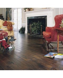 VIRGINIA VINTAGE, BLACK WALNUT, VINTAGE COLLECTION, AE223-77522, 5 INCH WIDE, HEAVY SCRAPED WALNUT, ANDERSON VIRGINIA VINTAGE, SHAW ENGINEERED HARDWOOD FLOORING
