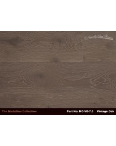 NATURALLY AGED VINTAGE OAK, MEDALLION COLLECTION, MC-VO-7.5, ABC GRADE MINIMAL KNOTS AND FILL WIRE BRUSHED 7.5 INCH WIDE, HARDWOOD FLOORING 