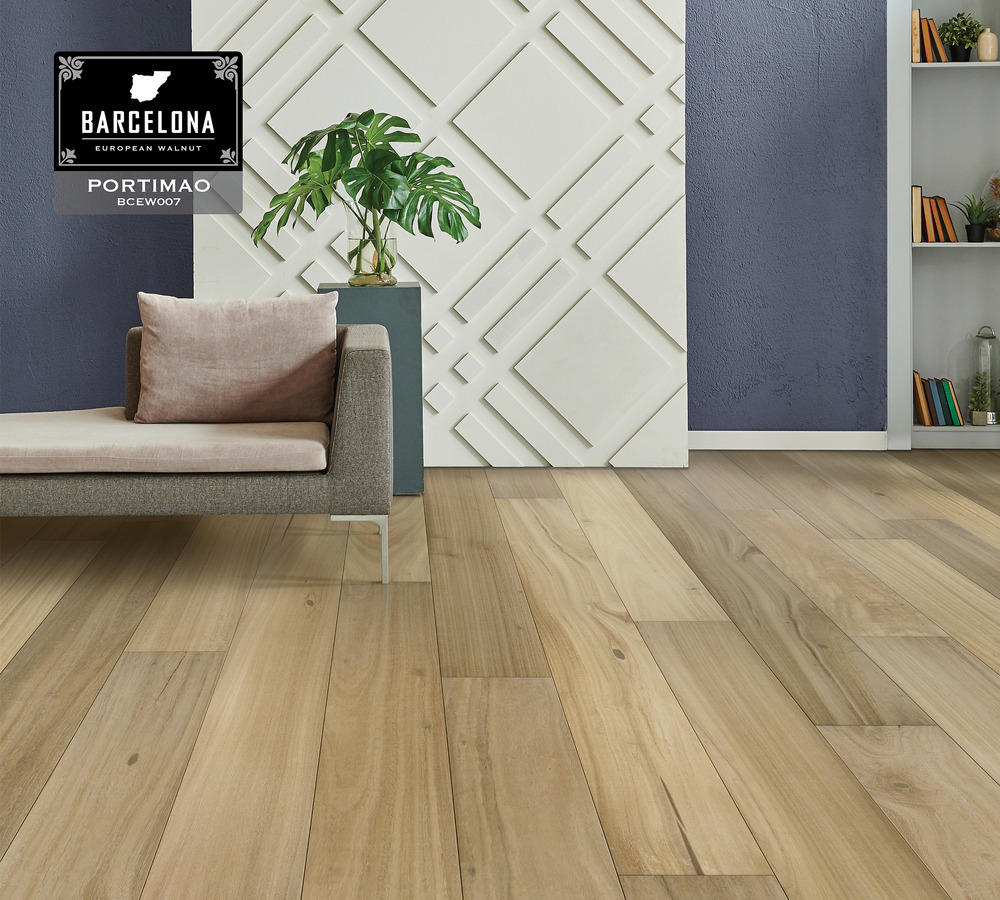 Barcelona Portimao engineered European oak hardwood flooring