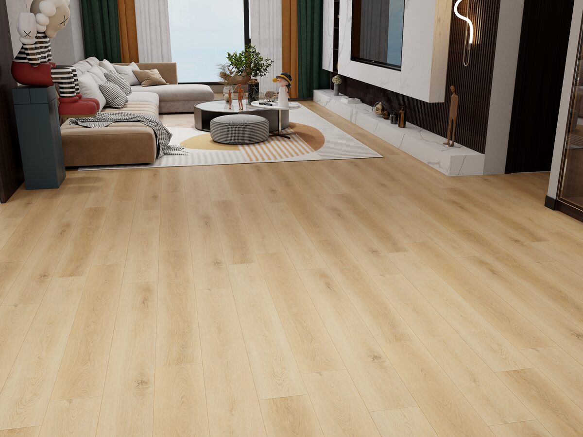 Lions Floor District Max Atherton LVP installed room scene