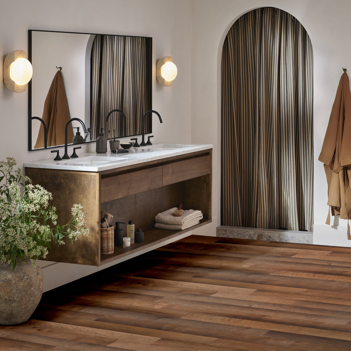 Bernina Hickory hardwood flooring room scene