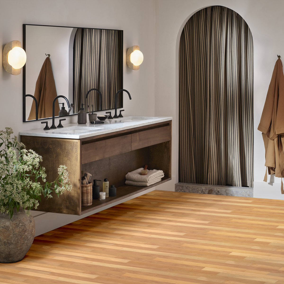 Brasilia hardwood flooring room scene