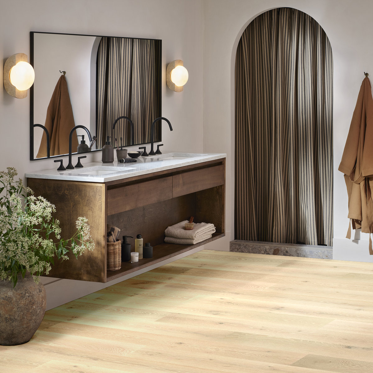 Natural Timbers Smooth hardwood flooring room scene