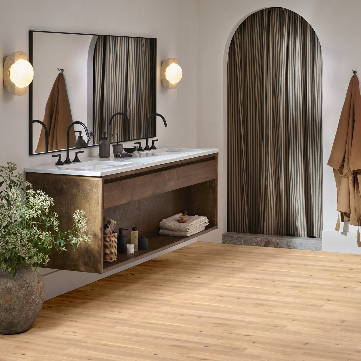 Provincial Plank 7.5" hardwood flooring room scene