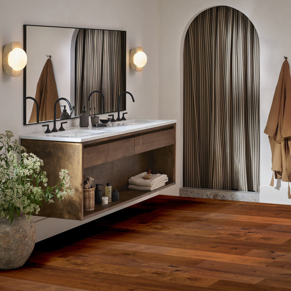Revival Walnut hardwood flooring room scene